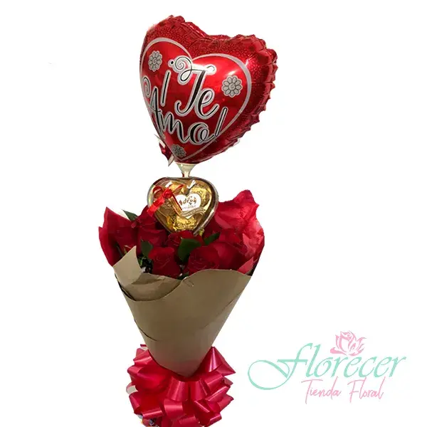 Bouquet Rosas y Chocolates 112