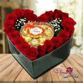 CAJA CORAZON CHOCOLATES