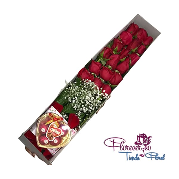 Caja en Rosas y Chocolates 118