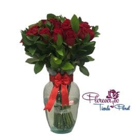 Jarrón Con Rosas 112