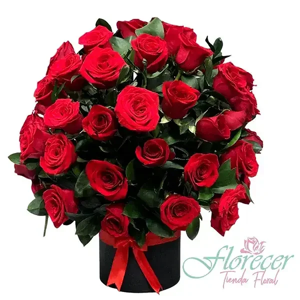Caja Grande de Rosas | Adornada Florecer 110
